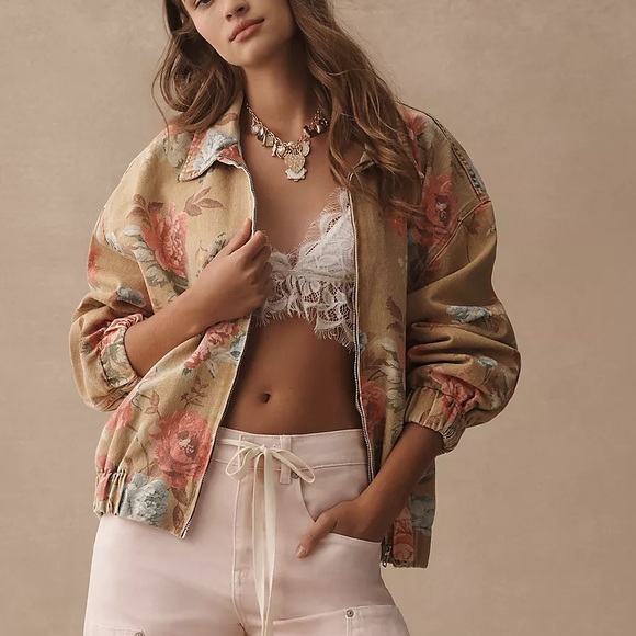 Anthropologie The Rylie Bomber Jacket by Pilcro Size Small NWT - Picture 4 of 10